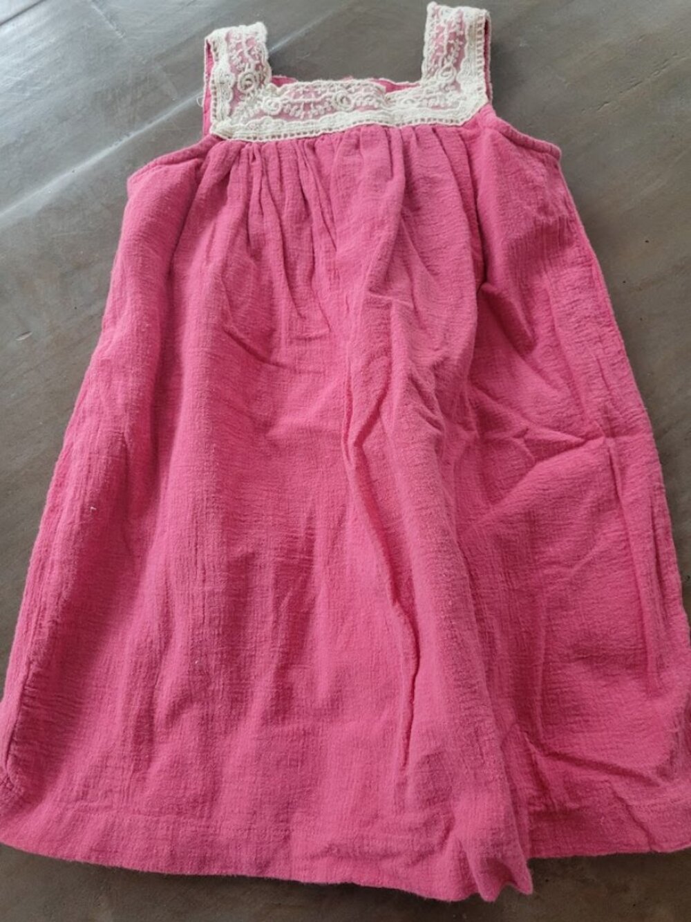 Girl's Hanna Anderson Dress, Pink, Size 100